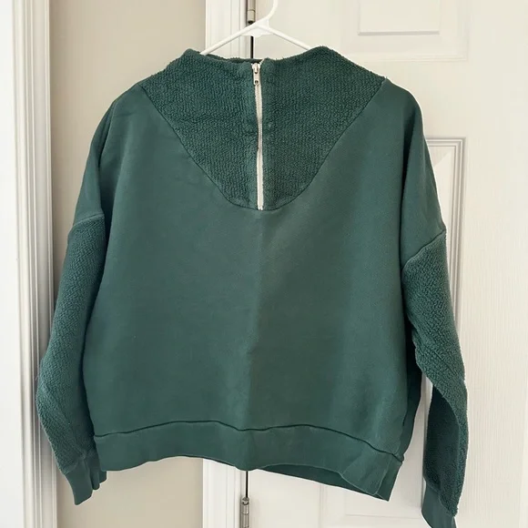 Green Zip-Back Sweater - Picture 1 of 1